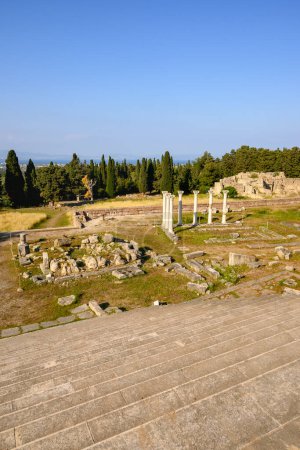 Foto de El sitio arqueológico del Asklepion en la isla de Kos en Grecia - Imagen libre de derechos