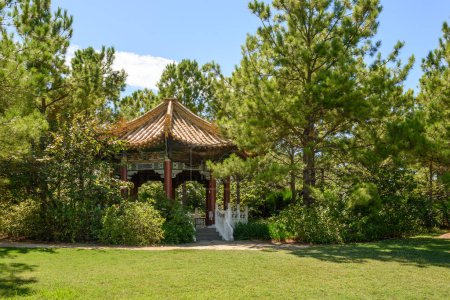 Foto de Arquitectura japonesa en Hermann Park en Houston, Texas, EE.UU. - Imagen libre de derechos