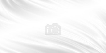 Photo for Abstract white fabric background with copy space illustration - Royalty Free Image