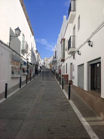 Street of Malaga province in a sunny day