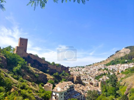 Cazorla village in the south of Spain in a sunny day