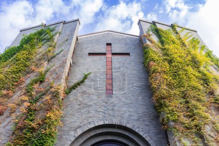 Fassade der christlichen Gulou-Kirche in Hangzhou, China