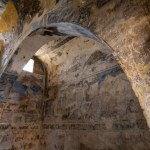 Qasr Amra or Quasayr Amra Desert Castle in Jordan Interior Fresco and Ceiling