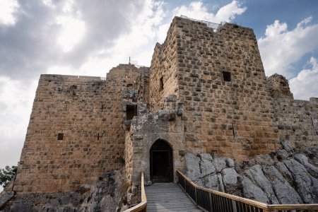 Téléchargez les photos : Château d'Aljoun Extérieur en Jordanie, une forteresse ayyoubide - en image libre de droit