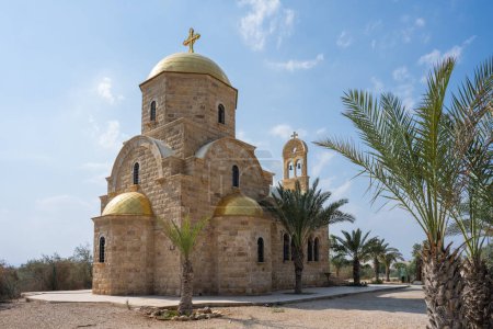 Photo for Saint John the Baptist Greek Orthodox Church in Al Maghtas, Jordan, at the Site of the Baptism of Jesus Christ - Royalty Free Image