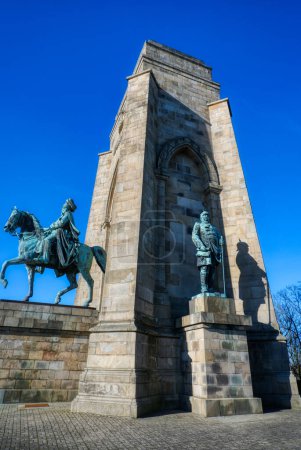 Téléchargez les photos : Historical monument at Hohensyburg castle near Dortmund - en image libre de droit