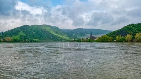 Foto de Vista desde Boppard a través del Rin en Filsen - Imagen libre de derechos