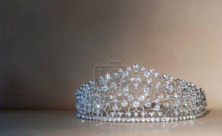 Photo for Royal wedding diadem, princess crown, tiara - Royalty Free Image
