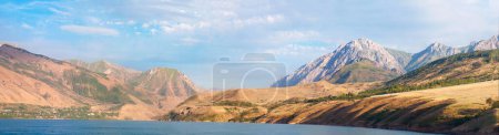 Photo for Chimgan rocks panorama. Uzbekistan, Tashkent. - Royalty Free Image