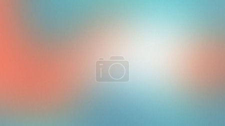 Gradient blurred colorful pastel paper background. Colorful pattern. Fantasy texture. Grainy orange blue yellow noise texture backdrop.