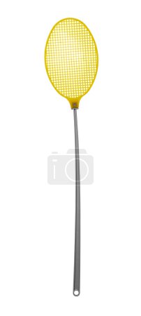 Photo for A new fly swatter isolated on a white background - Royalty Free Image
