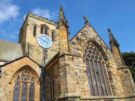 Téléchargez les photos : L'église historique Saint Marie de Scarborough construite au XIIe siècle et reconstruite à la fin du XVIIe siècle - en image libre de droit