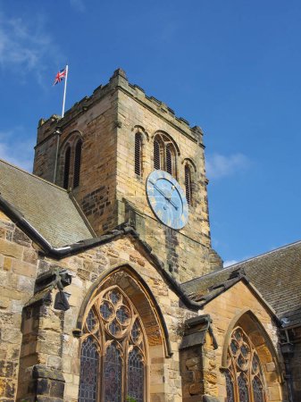 Foto de La histórica iglesia de Santa María en Scarborough construida en el siglo XII y reconstruida a finales del siglo XVII - Imagen libre de derechos