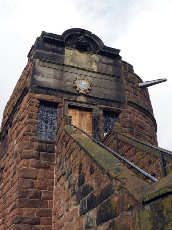 La tour du phénix également connue sous le nom de tour du roi Charles, à l'angle nord-est des murs de la ville de Chester