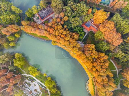 Photo for Wuhan Jiefang Park late autumn scenery in Hubei, China - Royalty Free Image