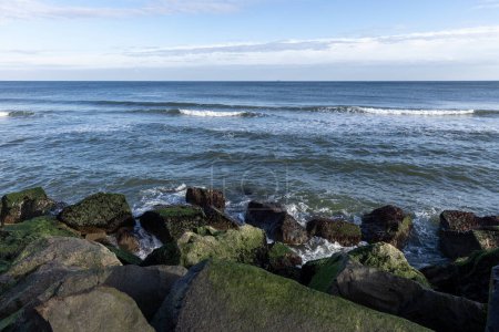 Foto de Ocean and Beach en Asbury Park, Nueva Jersey - Imagen libre de derechos