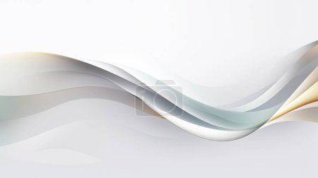 Foto de Un fondo de pantalla vibrante y futurista con un flujo dinámico de curvas - Imagen libre de derechos
