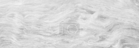 Foto de Lana mineral blanca con una textura visible - Imagen libre de derechos