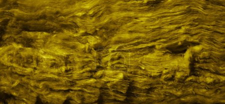 Foto de Lana mineral de oro con una textura visible - Imagen libre de derechos