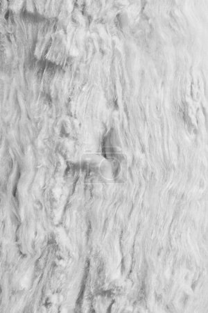 Foto de Lana mineral blanca con una textura visible - Imagen libre de derechos