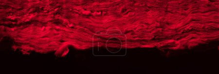 Foto de Lana mineral roja con una textura visible - Imagen libre de derechos