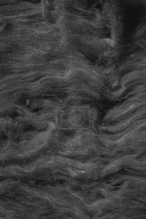 Foto de Lana mineral negra con una textura visible - Imagen libre de derechos