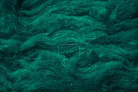 Foto de Lana mineral azul con una textura visible - Imagen libre de derechos