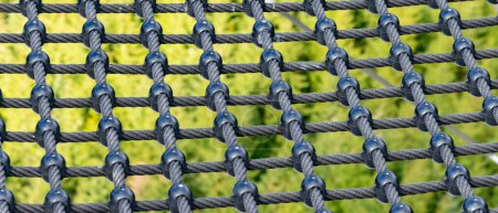 mesh made of braided rope