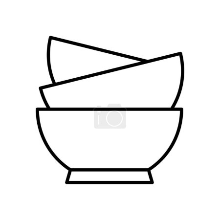Bowl Icono Vector Diseño