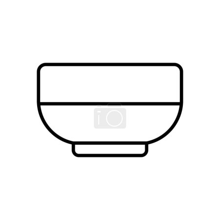 Bowl Icono Vector Diseño