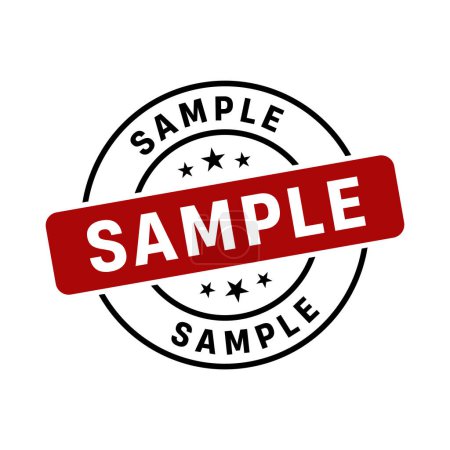 Sample Stamp,Sample Round Sign