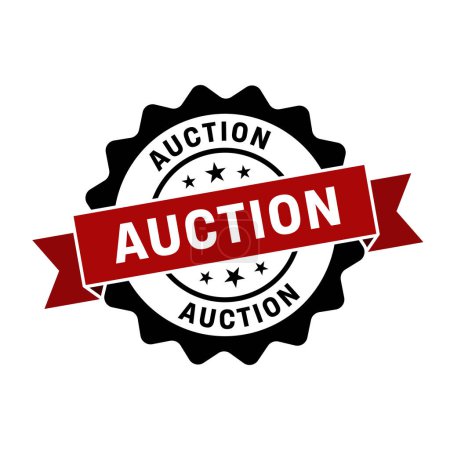 Auktionsstempel, Auktionsrunde mit Schleife
