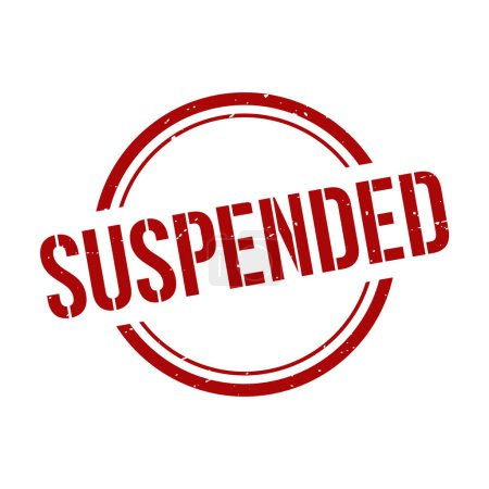 Suspended Stamp,Suspended Grunge Round Sign