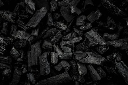 Photo for BBQ grill coal texture background. - Royalty Free Image