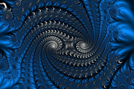 Téléchargez les photos : 3D-Illustration d'un beau zoom sur le mandelbrot mathématique infini ensemble fractal - en image libre de droit