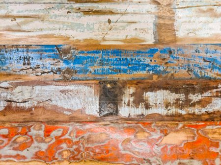 A beautiful surface of weathered wood in a retro look