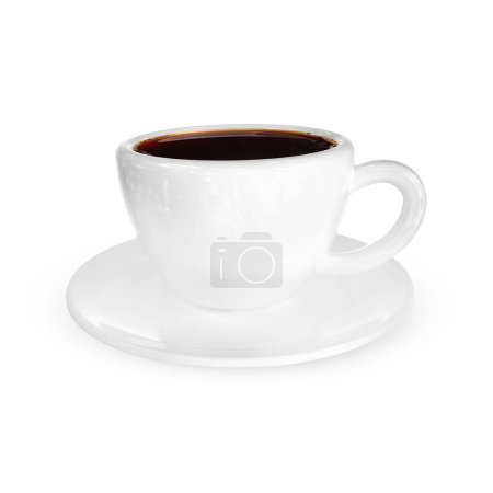Téléchargez les photos : Blank Coffee Cup Mockup blanc avec fond blanc - en image libre de droit