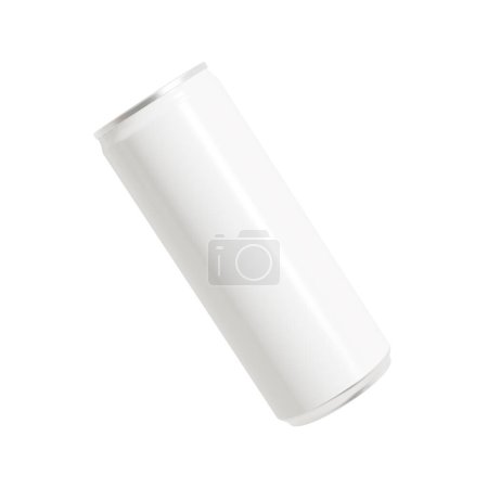 Photo for An image of a Aluminium Can isolated on a white background - Royalty Free Image