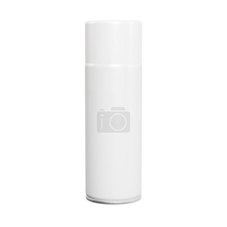 Photo for A blank Closed Spray Paint Can isolated on a white background - Royalty Free Image