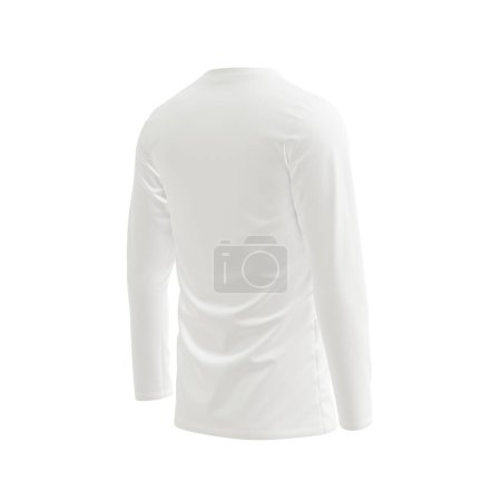Photo for A default image of a long sleeve shirt isolated on a white background - Royalty Free Image