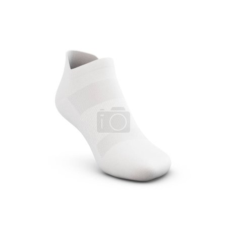 Photo for A image of a No Show Tab Sock isolated in a white background - Royalty Free Image