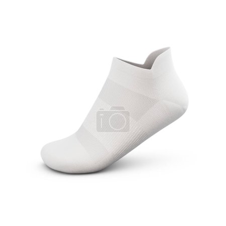Foto de Una imagen de un No Show Tab Sock aislado en un fondo blanco - Imagen libre de derechos