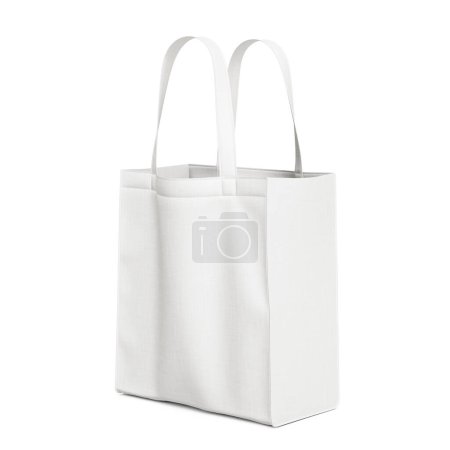 ein Plastic Shopping Bag Objektbild auf weißem Hintergrund