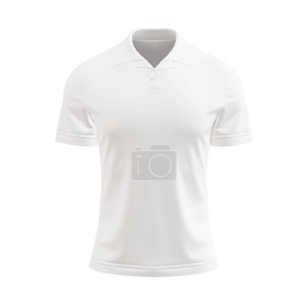 Photo for A invisible mannequin with a polo shirt isolated on a white background - Royalty Free Image