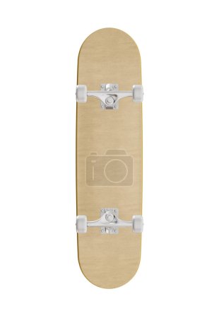 Photo for A white background with a Skateboard isolated on - Royalty Free Image