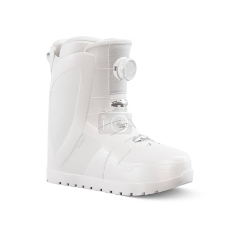 Photo for A snowboard boot image isolated on a white background - Royalty Free Image