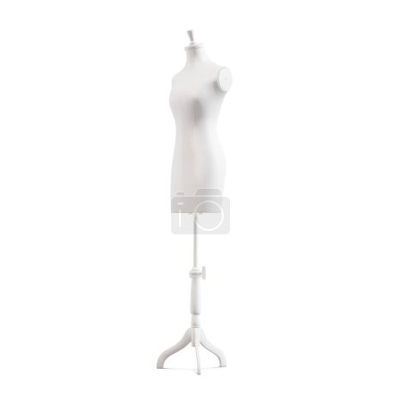 Photo for A image of a Tailors Female Mannequin isolated on a white background - Royalty Free Image