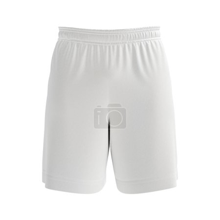 Photo for A blank soccer shorts image isolated on a white background - Royalty Free Image