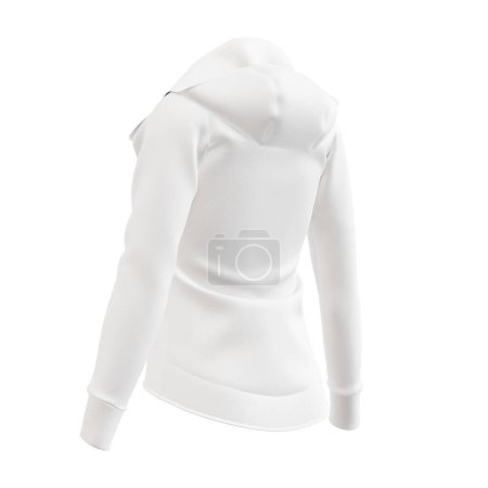 Photo for A Women's Hoodie image isolated on a white background - Royalty Free Image