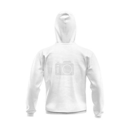 Photo for A blank hoodie image isolated on a white background - Royalty Free Image